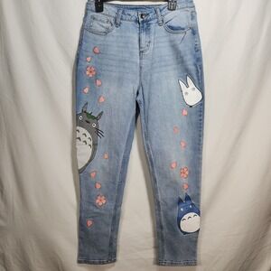 My Neighbor Totoro Jeans Womens 5 High Rise Anime Sakura Studio Ghibli Kidcore